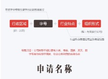 申请名称